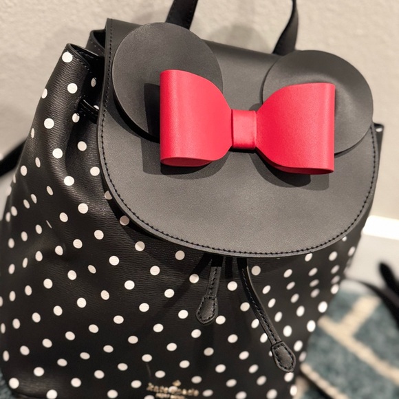 Kate Spade x Disney Minnie Backpack + Wallet Set NWT Rare - Picture 7 of 13